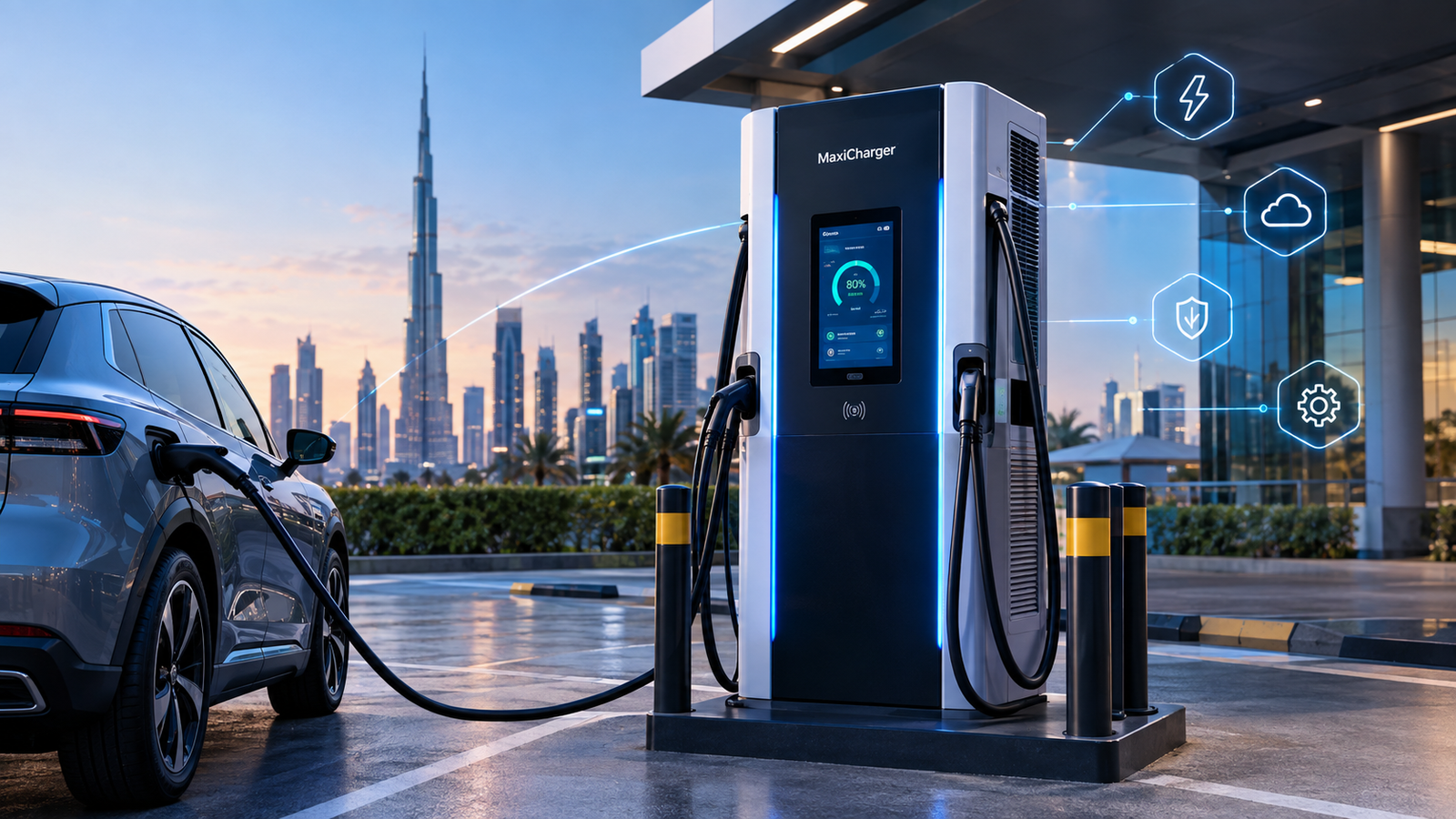 DC fast charger installation