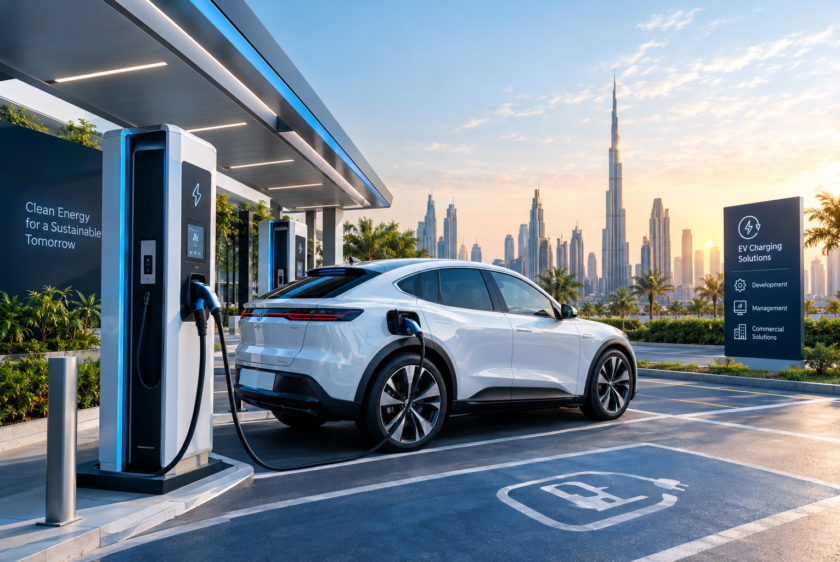 EV charging station development